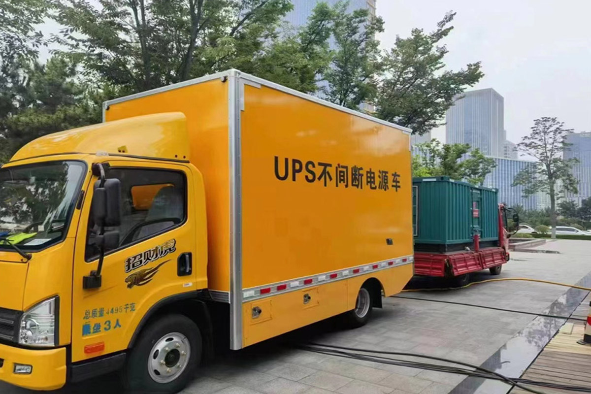 任县发电机租赁施工现场